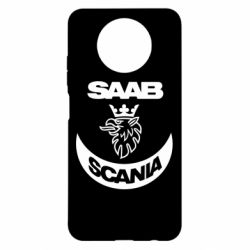 Чехол для Xiaomi Redmi Note 9 5G/Redmi Note 9T Scania SAAB logo - PrintSalon