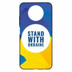 Чохол для Xiaomi Redmi Note 9 5G/Redmi Note 9T Stand with UKRAINE geometric - PrintSalon