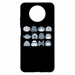 Чехол для Xiaomi Redmi Note 9 5G/Redmi Note 9T Star wars icons - PrintSalon