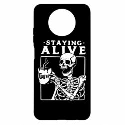 Чехол для Xiaomi Redmi Note 9 5G/Redmi Note 9T Staying alive with coffee - PrintSalon