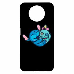 Чехол для Xiaomi Redmi Note 9 5G/Redmi Note 9T Стич с куклой - PrintSalon