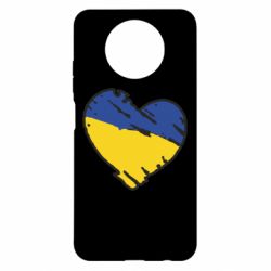 Чехол для Xiaomi Redmi Note 9 5G/Redmi Note 9T Украина сердце с царапинами - PrintSalon