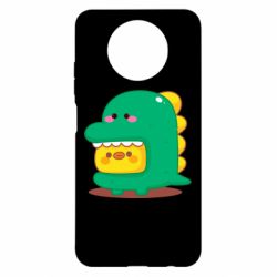 Чехол для Xiaomi Redmi Note 9 5G/Redmi Note 9T Уточка в костюме динозавра - PrintSalon