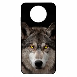 Чохол для Xiaomi Redmi Note 9 5G/Redmi Note 9T Wolf with yellow eyes - PrintSalon