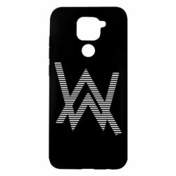 Чехол для Xiaomi Redmi Note 9/Redmi 10X Alan Walker logo stripes - PrintSalon