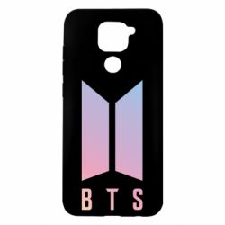 Чехол для Xiaomi Redmi Note 9/Redmi 10X BTS gradient logo - PrintSalon
