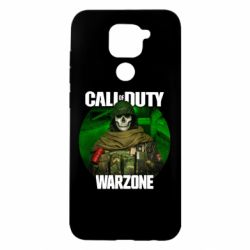 Чехол для Xiaomi Redmi Note 9/Redmi 10X Call of duty Warzone ghost green background - PrintSalon