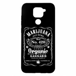 Чохол для Xiaomi Redmi Note 9 / Redmi 10X Cannabis label - PrintSalon