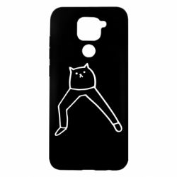 Чехол для Xiaomi Redmi Note 9/Redmi 10X Cat in pants - PrintSalon