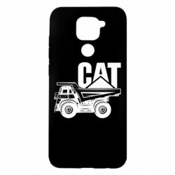 Чехол для Xiaomi Redmi Note 9/Redmi 10X CAT logo and truck - PrintSalon