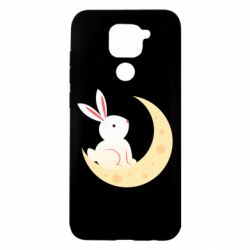 Чехол для Xiaomi Redmi Note 9/Redmi 10X Cute rabbit on the moon - PrintSalon