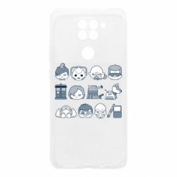 Чехол для Xiaomi Redmi Note 9/Redmi 10X Doctor who icons - PrintSalon