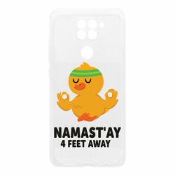 Чехол для Xiaomi Redmi Note 9/Redmi 10X Duck Namast'ay Away - PrintSalon