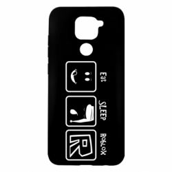 Чохол для Xiaomi Redmi Note 9 / Redmi 10X Eat Sleep Roblox - PrintSalon