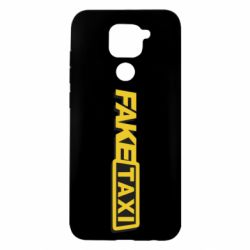 Чехол для Xiaomi Redmi Note 9/Redmi 10X Fake taxi logo 2 - PrintSalon