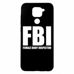 Чехол для Xiaomi Redmi Note 9/Redmi 10X FBI - Female Body Inspector - PrintSalon