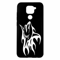 Чехол для Xiaomi Redmi Note 9/Redmi 10X Flaming shark - PrintSalon