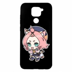 Чехол для Xiaomi Redmi Note 9/Redmi 10X Genshin Impact chibi Diona - PrintSalon