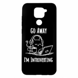 Чехол для Xiaomi Redmi Note 9/Redmi 10X Go away i'm introverting - PrintSalon
