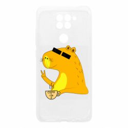 Чехол для Xiaomi Redmi Note 9/Redmi 10X Капибара Программист - PrintSalon