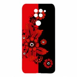 Чохол для Xiaomi Redmi Note 9 / Redmi 10X Червоні квіти - PrintSalon