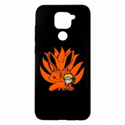 Чехол для Xiaomi Redmi Note 9/Redmi 10X Kurama And Naruto