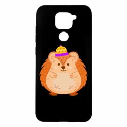Чехол для Xiaomi Redmi Note 9/Redmi 10X Little hedgehog in a hat - PrintSalon