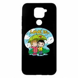 Чехол для Xiaomi Redmi Note 9/Redmi 10X Love is ... in the rain - PrintSalon