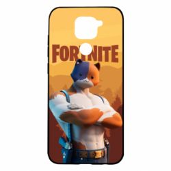 Чехол для Xiaomi Redmi Note 9/Redmi 10X Meowscles and logo - PrintSalon