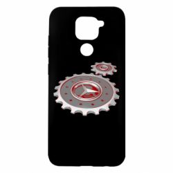 Чехол для Xiaomi Redmi Note 9/Redmi 10X Mercedes logo механизм - PrintSalon