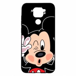 Чехол для Xiaomi Redmi Note 9/Redmi 10X Mickey Kiss - PrintSalon