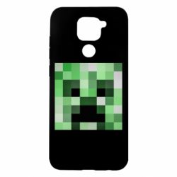 Чехол для Xiaomi Redmi Note 9/Redmi 10X Minecraft minimalist Creeper - PrintSalon