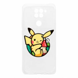 Чехол для Xiaomi Redmi Note 9/Redmi 10X Pikachu with ketchup - PrintSalon