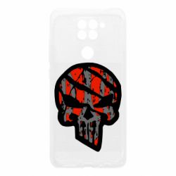 Чохол для Xiaomi Redmi Note 9 / Redmi 10X Punisher Coat of arms of Ukraine - PrintSalon