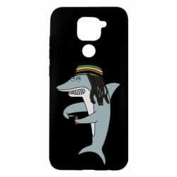 Чехол для Xiaomi Redmi Note 9/Redmi 10X Shark Rastaman - PrintSalon