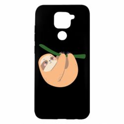 Чехол для Xiaomi Redmi Note 9/Redmi 10X Sloth on a branch - PrintSalon