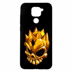 Чехол для Xiaomi Redmi Note 9/Redmi 10X Standoff - Gold Skull - PrintSalon
