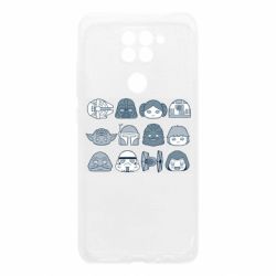Чехол для Xiaomi Redmi Note 9/Redmi 10X Star wars icons - PrintSalon