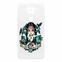 Чехол для Xiaomi Redmi Note 9/Redmi 10X Уэнздей арт - PrintSalon