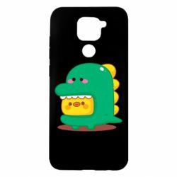 Чехол для Xiaomi Redmi Note 9/Redmi 10X Уточка в костюме динозавра - PrintSalon