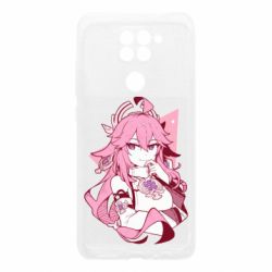 Чехол для Xiaomi Redmi Note 9/Redmi 10X Yae Miko portrait - PrintSalon