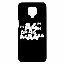 Чехол для Xiaomi Redmi Note 9S/9Pro/9Pro Max A4 Pattern - PrintSalon