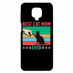 Чехол для Xiaomi Redmi Note 9S/9Pro/9Pro Max Best cat mom ever - PrintSalon