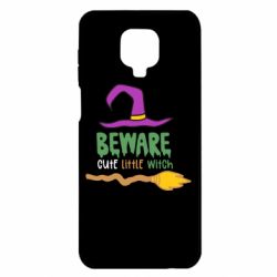 Чехол для Xiaomi Redmi Note 9S/9Pro/9Pro Max Beware cute little witch - PrintSalon