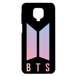 Чехол для Xiaomi Redmi Note 9S/9Pro/9Pro Max BTS gradient logo - PrintSalon