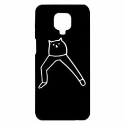 Чехол для Xiaomi Redmi Note 9S/9Pro/9Pro Max Cat in pants - PrintSalon