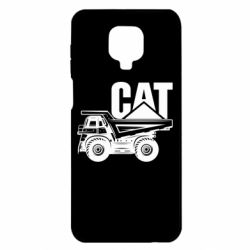 Чехол для Xiaomi Redmi Note 9S/9Pro/9Pro Max CAT logo and truck - PrintSalon
