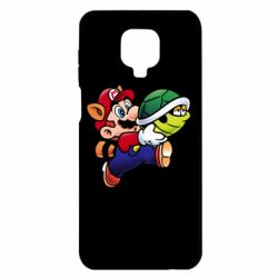 Чехол для Xiaomi Redmi Note 9S/9Pro/9Pro Max Cute Mario with turtle - PrintSalon