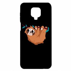 Чехол для Xiaomi Redmi Note 9S/9Pro/9Pro Max Cute sloth - PrintSalon