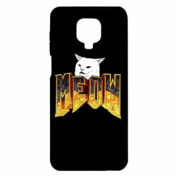 Чехол для Xiaomi Redmi Note 9S/9Pro/9Pro Max Doom меов cat - PrintSalon